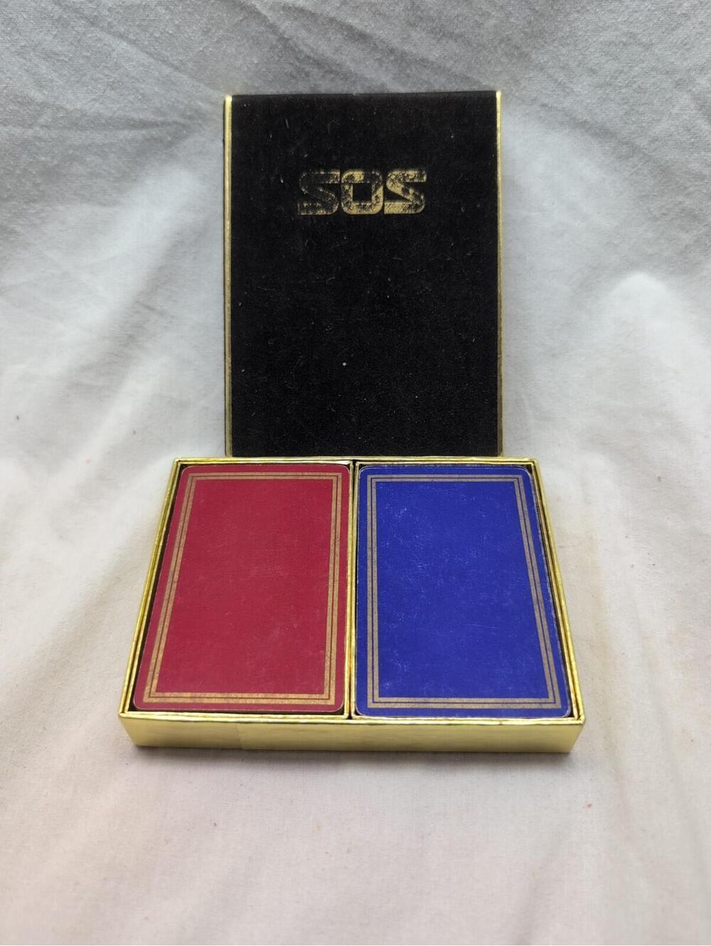 1 Vintage congress Card Deck-Complete  Red and blue